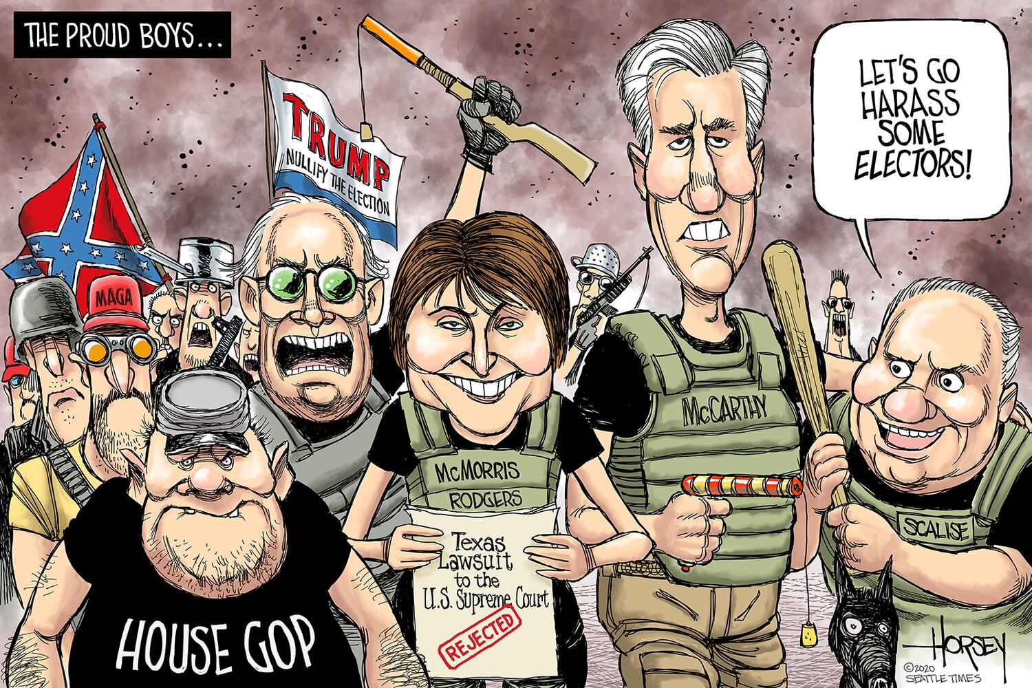 Week in cartoons: Vaccines, Barr steps down and more