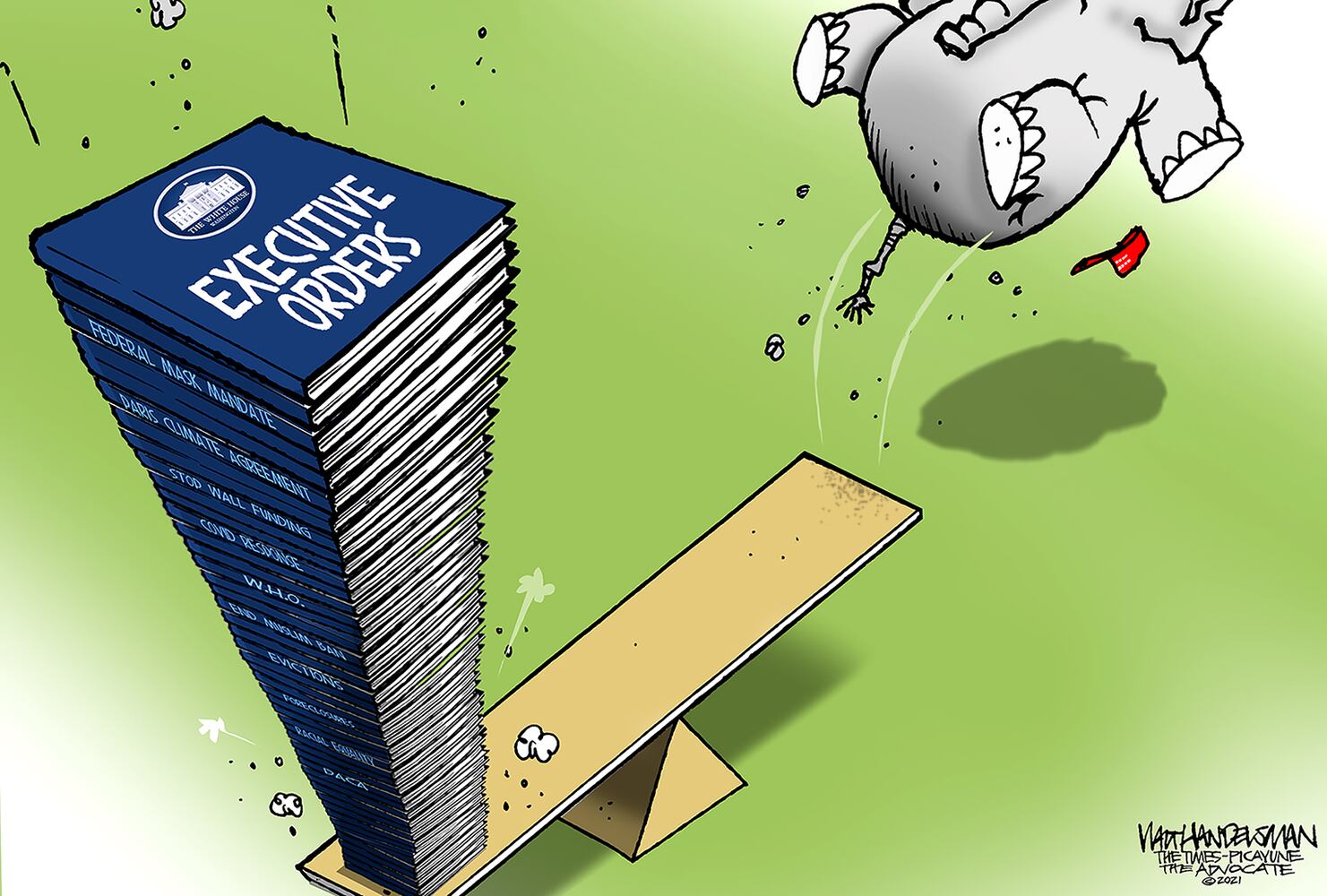 Week in cartoons: Executive orders, unity and more