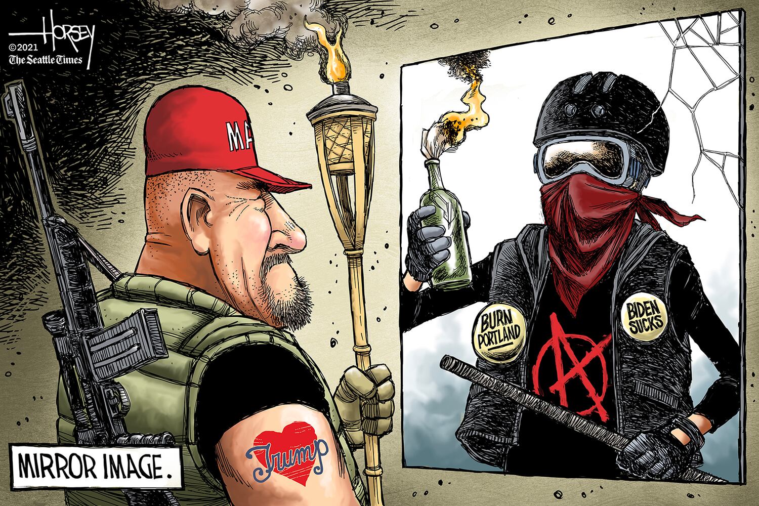 Week in cartoons: Executive orders, unity and more