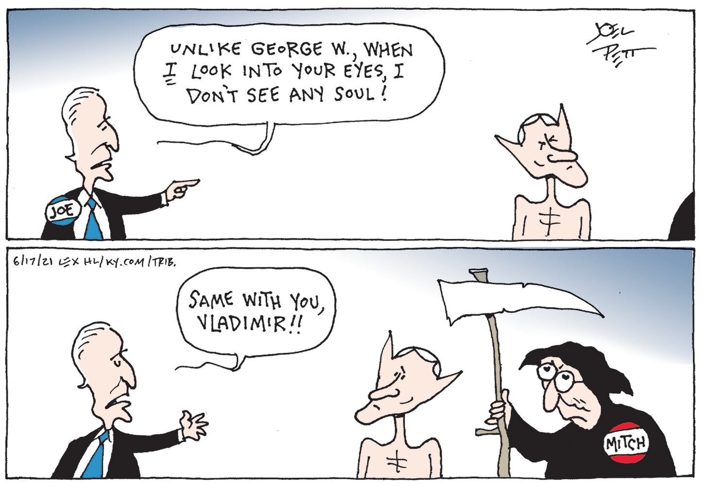 Week in cartoons: Biden and Putin, Juneteenth and more