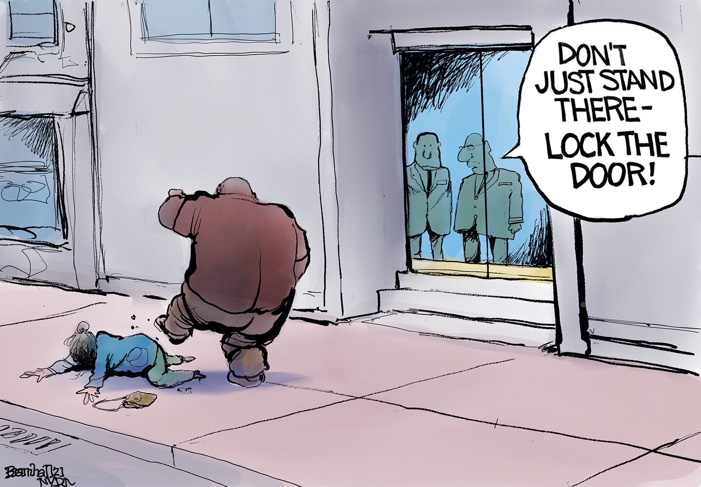 Week in cartoons: Gun control, infrastructure plan and more