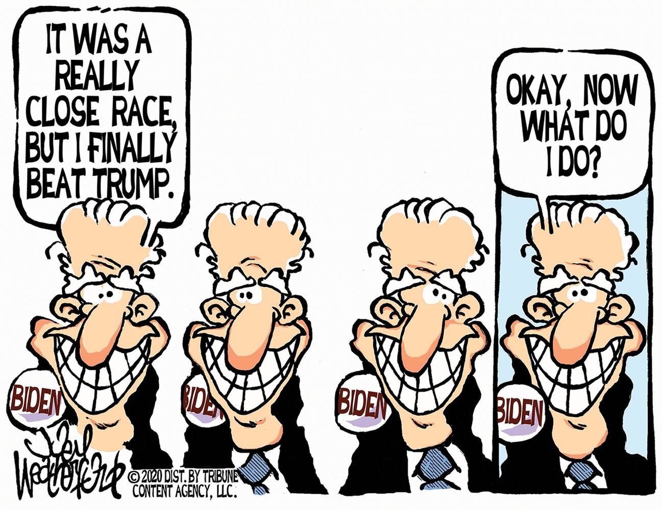 Week in cartoons: Democracy, Alex Trebek and more