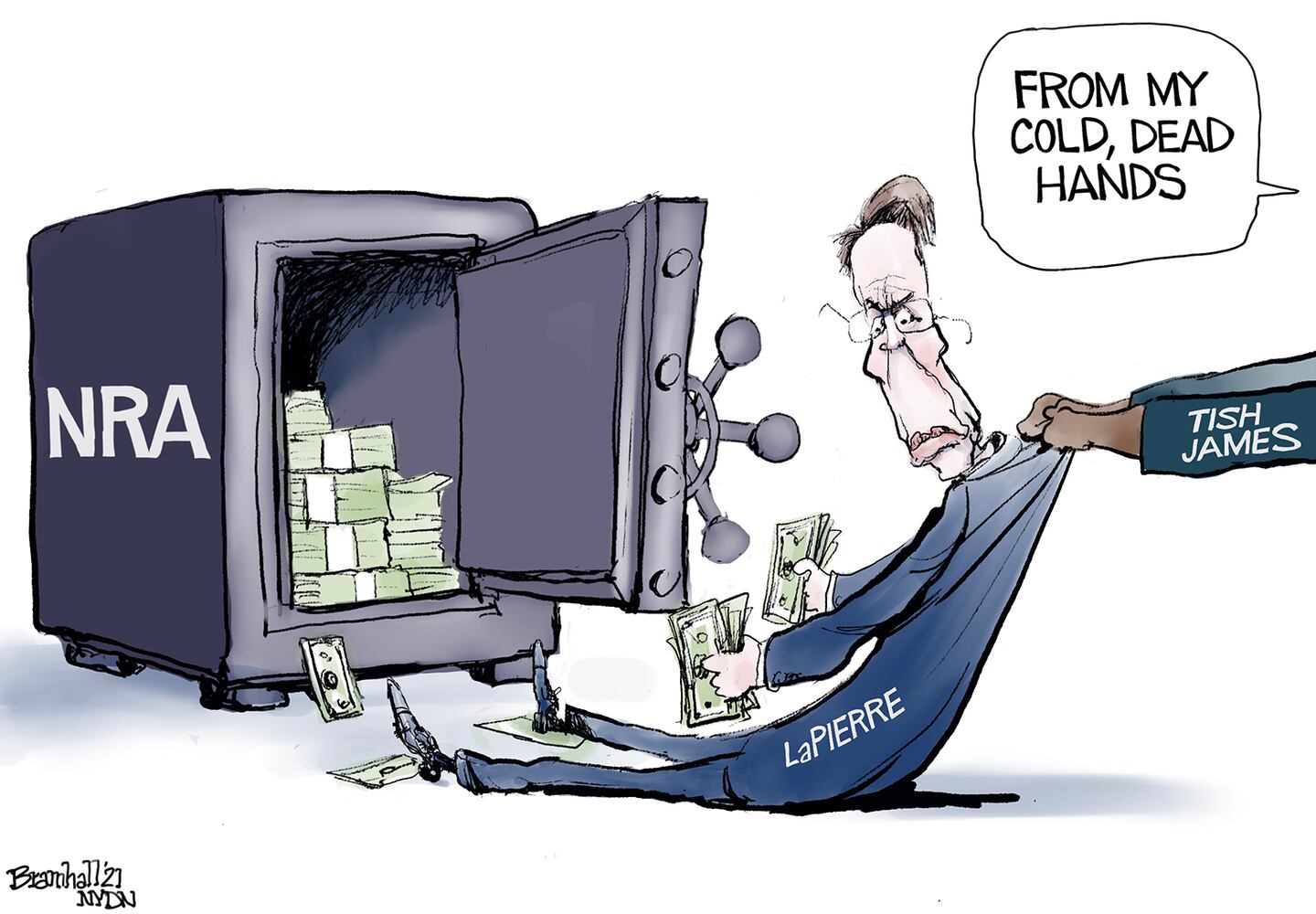 Week in cartoons: Facebook ban, pipeline ransom and more