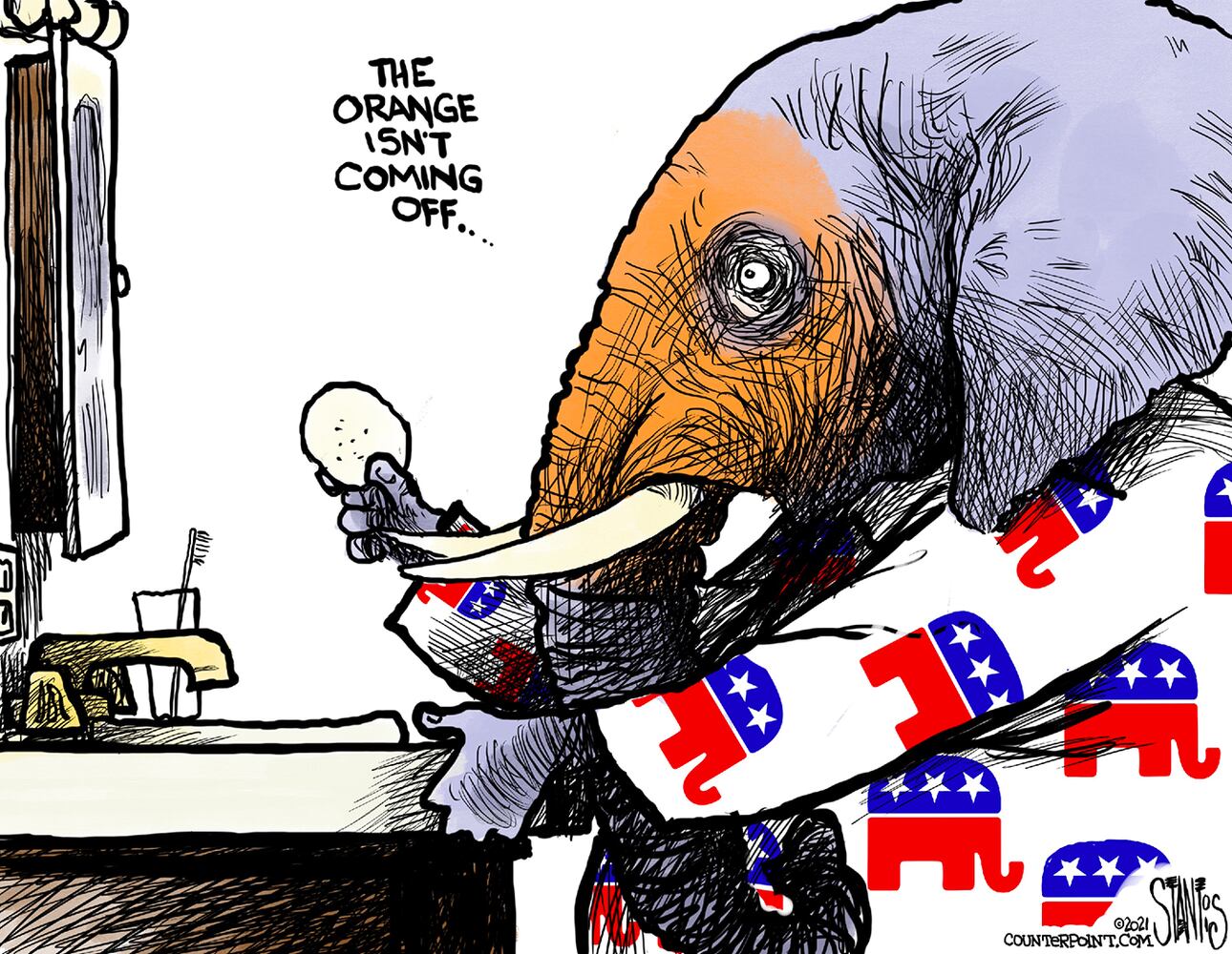 Week in cartoons: Frigid Texas, Rush Limbaugh and more