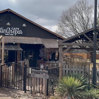 At the center of Latin Arepa Cafe's food is the arepa, a corn cake the owner grew up eating in Venezuela.