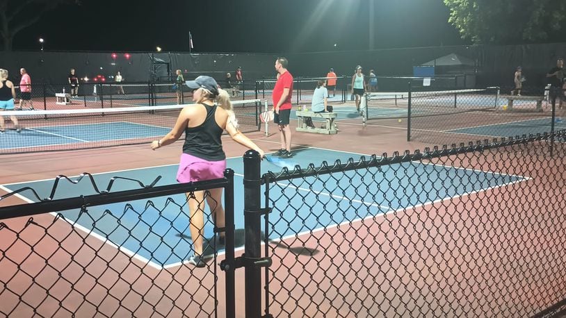 Throughout the 24-hour Middletown Pickleball Marathon, 220 players were on the courts from noon Sunday until noon Monday last weekend. CONTRIBUTED