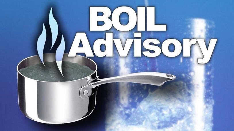 A water boil advisory is scheduled to be in place until 8 p.m. Tuesday, Aug. 7, for the city of Oxford.