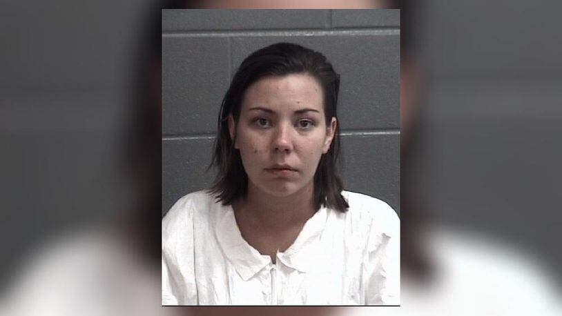 A mug shot of Mary Katherine Higdon in Spalding County, Georgia. Higdon is charged with murder in the shooting death of her boyfriend, authorities say.