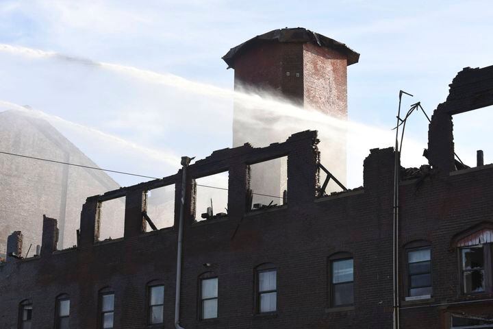 Fires at former Hamilton paper mill