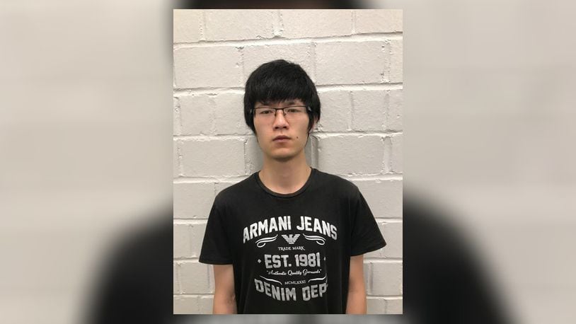 Hangming Zhang, 22, is charged with charged with knowingly causing serious harm to a companion animal, a fifth-degree felony. He's in the Butler County Jail, and no bond has been set as of Wednesday afternoon. PROVIDED