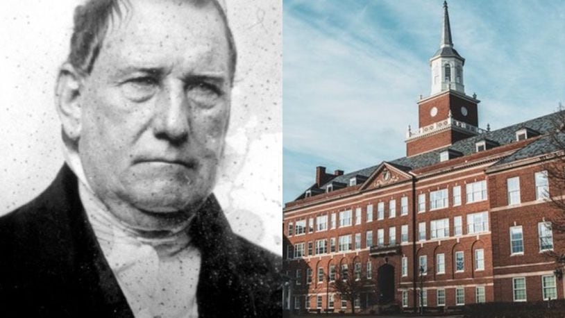 Charles McMicken, a businessman and slave-owner whose bequest of land and money allowed Cincinnati to found UC, and McMicken Hall, which bears his name. CONTRIBUTED BY WCPO-TV