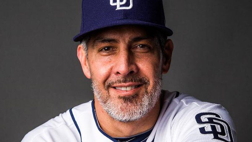 Alan Zinter ,of the San Diego Padres, poses for a portrait at the Peoria Sports Complex on February 19, 2017 in Peoria Arizona. (Photo by Rob Tringali/Getty Images)