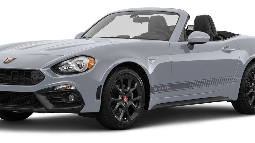 The 2017 Fiat Spider Abarth is a collaboration between FCA (Fiat-Chrysler) and Mazda. Metro News Service photo