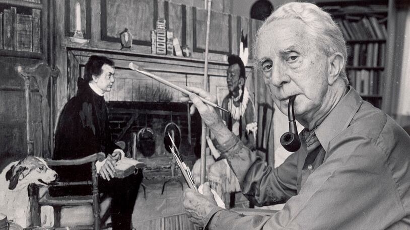 Famed painter-illustrator Norman Rockwell lived in Vermont for a decade.