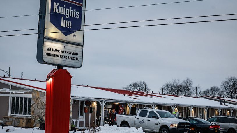 Franklin police served a court order temporarily closing the Knights Inn at 8500 Claude-Thomas Road after the city presented evidence that the hotel is a public nuisance. | JIM NOELKER