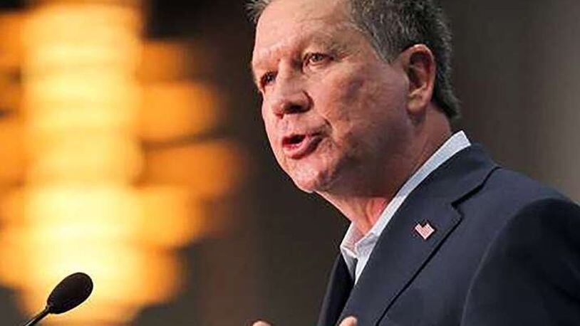 Ohio Gov. John Kasich said Tuesday that the state of Ohio is “on the verge of recession.” LAUREN CLARK / STAFF