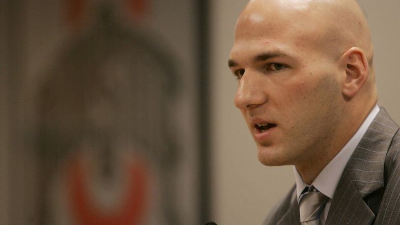 Anthony Gonzalez is running for Congress, and some of his friends from the NFL are helping.(Kiichiro Sato, Associated Press)