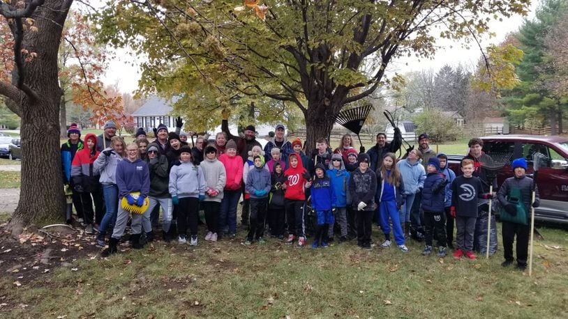 A group of students from Royal Redeemer Lutheran Church in Liberty Township helped clean up yards of six elderly West Chester Twp. residents during the semi-annual Random Acts of Simple Kindness Affecting Local Seniors (RASKALS) program.
