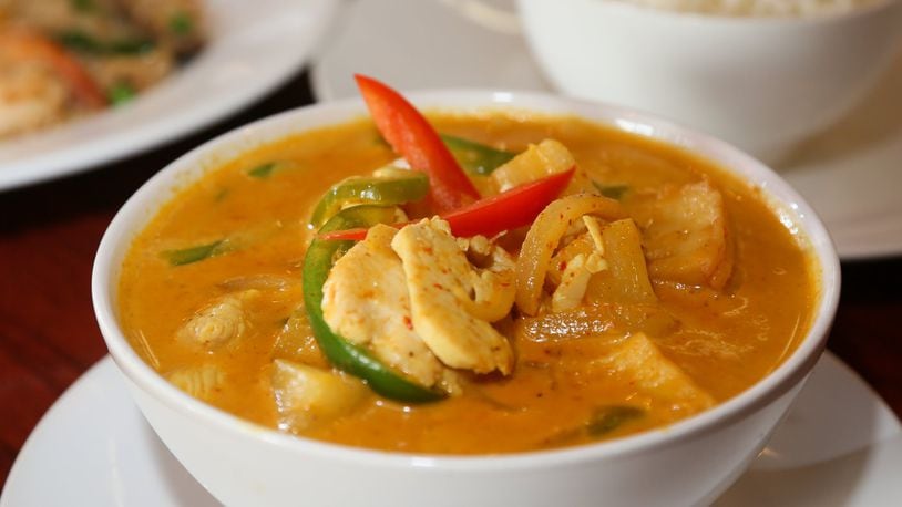 Yellow Curry at Thai Koon Kitchen in West Chester.