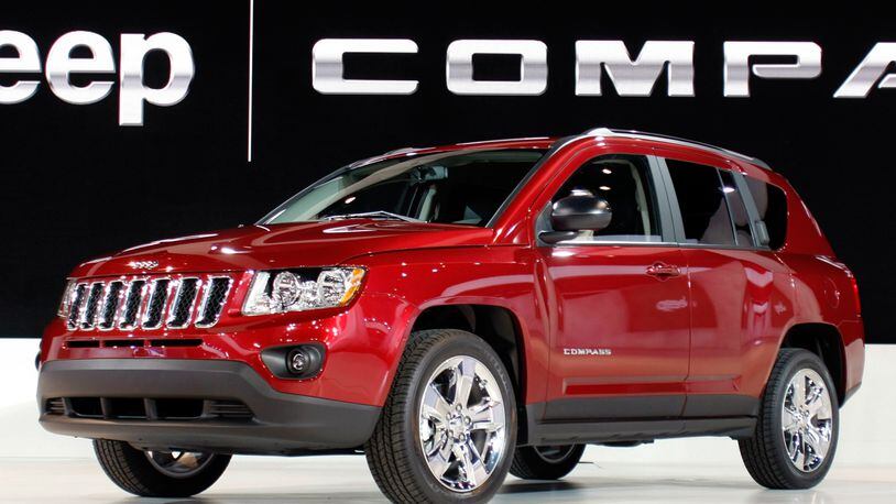 FILE PHOTO: The Jeep Compass was revealed at the 2011 North American International Auto Show January 10, 2011 in Detroit, Michigan. It is now under recall along with other Fiat Chrysler vehicles due to EPA regulations.