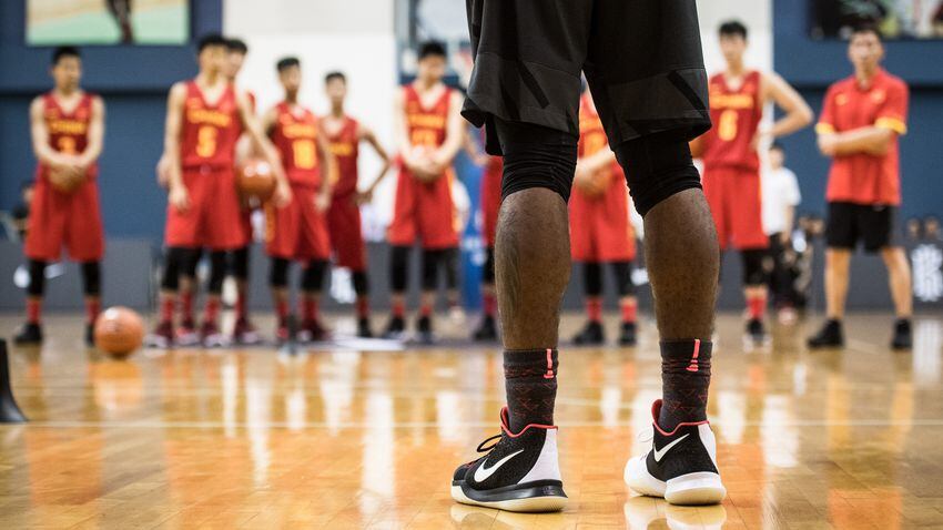Kyrie Irving on China basketball tour