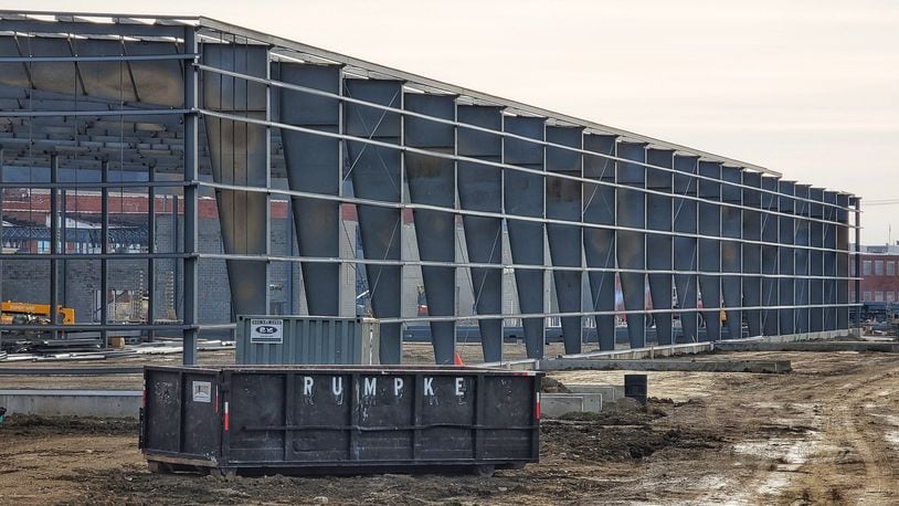 The Spooky Nook Sports Champion Mill project in Hamilton as seen on Tuesday, Dec. 15, 2020. NICK GRAHAM / STAFF