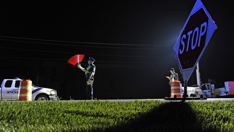 The Butler County O.V.I. Task Force conducted an OVI checkpoint Friday in West Chester Twp. There were no arrests.