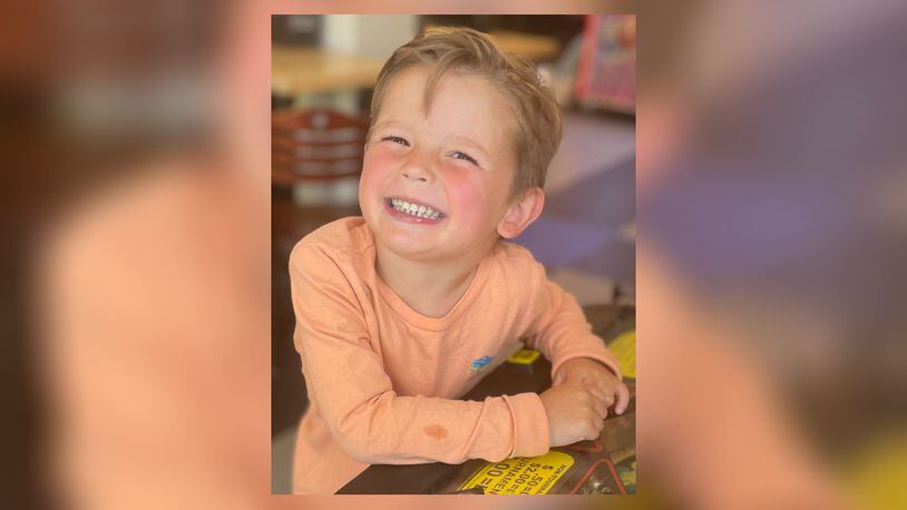 Hudson Lewis, 5, is a preschooler at Linden Elementary in Hamilton, Ohio, and will be honored this April as one of the Students of Character at the annual Character Council luncheon. PHOTO PROVIDE