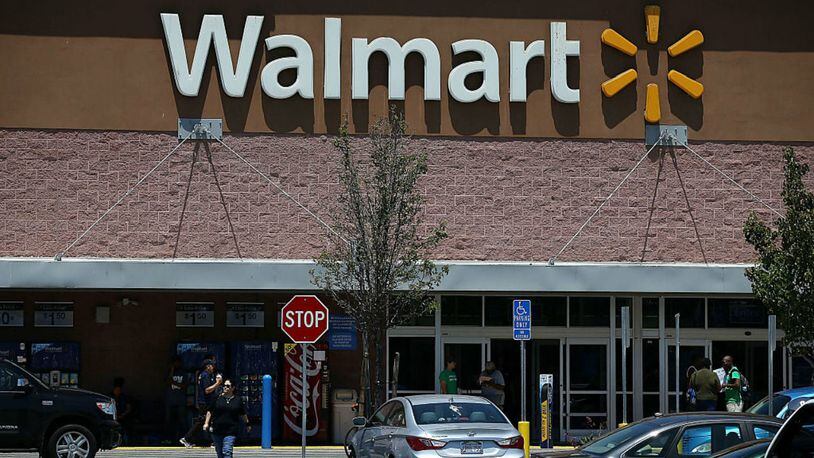 FILE PHOTO: Two armed men were detained after trying to walk into a Missouri Walmart to buy ammunition for target practice, police said.