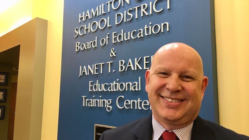 Mike Holbrook is taking over the top job at Hamilton Schools earlier than anticipated after the announcement last week Superintendent Larry Knapp was leaving. Holbrook spent the last year as associate superintendent preparing to take over for Knapp. In his first interview as the new city schools leader Holbrook said school parents will have more opportunities to give input to district leaders about the district.