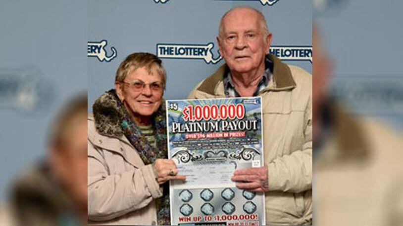 Jane and Robert Goodwin. (Photo credit: Massachusetts State Lottery)