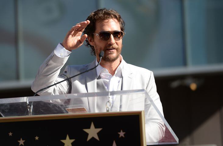 Matthew McConaughey receives star on Hollywood Walk of Fame, 11.17.14