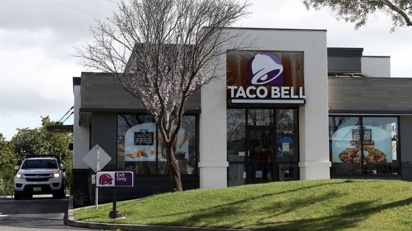 Police in Oklahoma City said a man fired two shots into a drive-thru window at a Taco Bell.