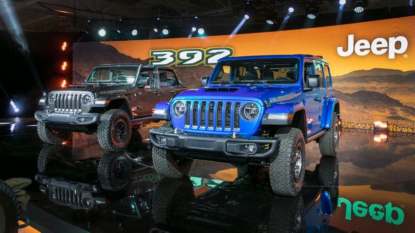 The 2021 Jeep Wrangler Rubicon 392 – the most capable and powerful Wrangler yet – packs the potent 6.4-liter V-8 engine, delivering 470 horsepower and 470 lbs.-ft. of torque. Jeep photo