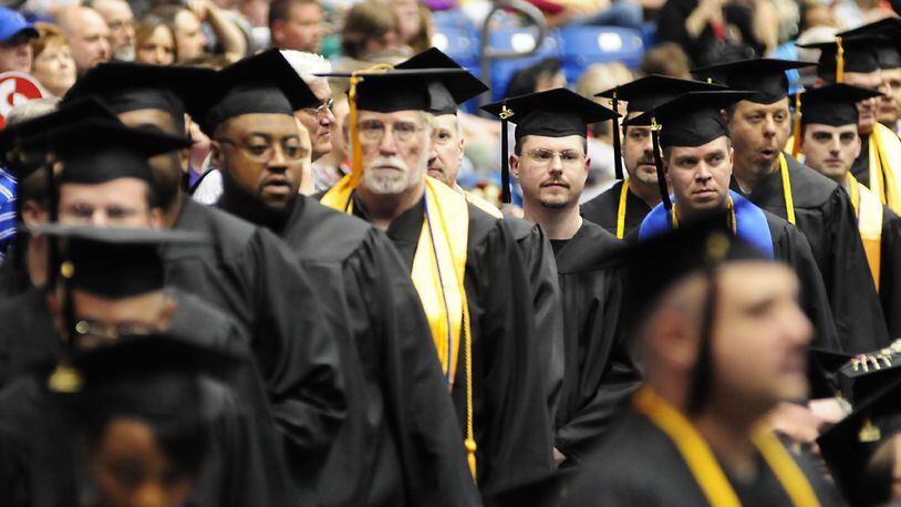 Sinclair Community College commencement is scheduled for 6 p.m. Sunday at the University of Dayton Arena.