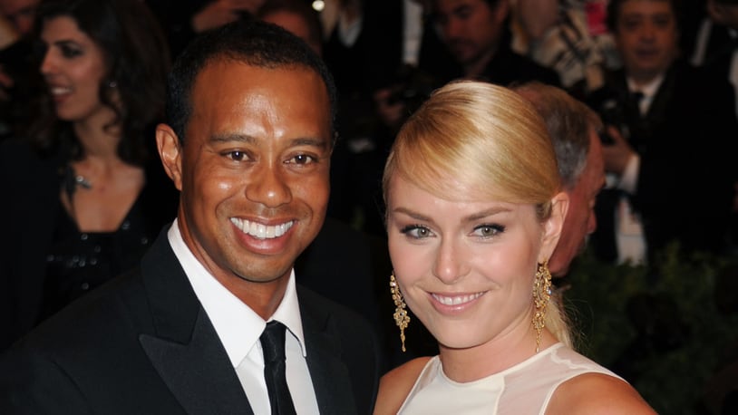 NEW YORK, NY - MAY 06:  (L-R) Tiger Woods and Lindsey Vonn attend the Costume Institute Gala for the "PUNK: Chaos to Couture" exhibition at the Metropolitan Museum of Art on May 6, 2013 in New York City.  (Photo by Jennifer Graylock/FilmMagic)
