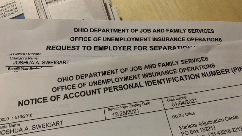 Dayton Daily News Reporter Josh Sweigart is one of many Ohioans whose identity was used to fraudulently file for unemployment.
