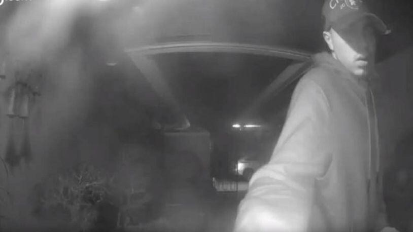 Police released doorbell video camera footage of a man they believe broke into a South Florida home.