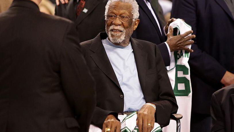 Hall of Famer Bill Russell led the Boston Celtics to 11 NBA titles.