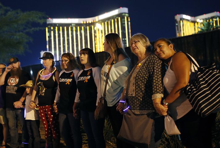Photos: Las Vegas shooting victims remembered 1 year after massacre
