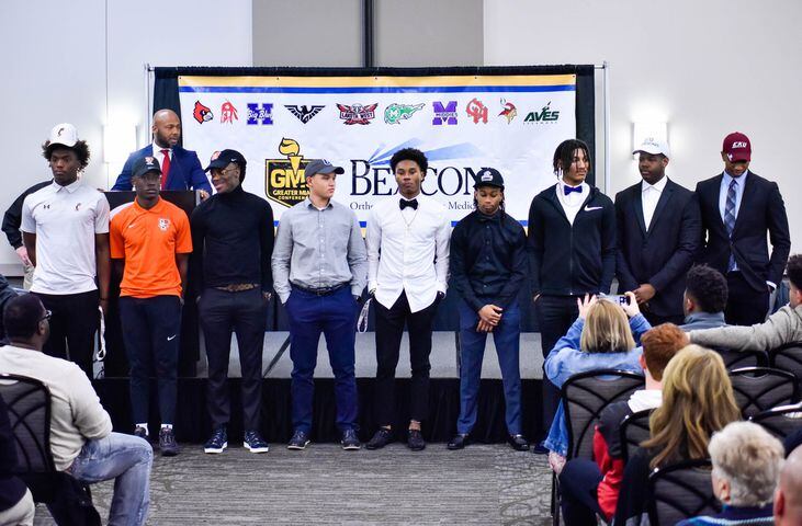 GMC football signing day ceremony
