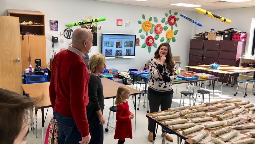 Mother Teresa Catholic Elementary (MTCE) recently welcomed dozens of new area families during an open house while proudly showing off a new 22,000-square-foot wing of classrooms.