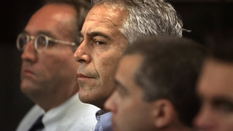 Jeffrey Epstein, a wealthy Palm Beach resident charged with having teenage girls give him sexual massages, pleaded guilty to prostitution solicitation charges in Palm Beach County Circuit Court on June 20, 2008. (Uma Sanghvi / The Palm Beach Post)