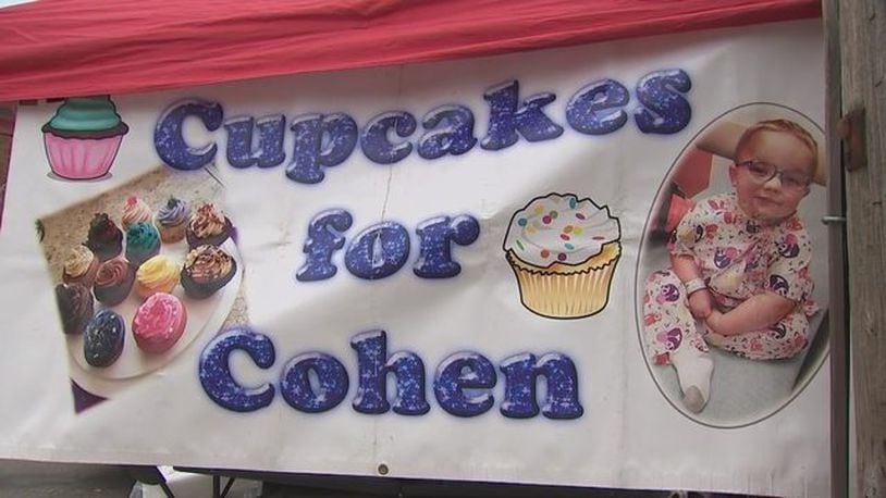 A Pittsburgh-area father is selling cupcakes to raise money for his son's cancer treatments.