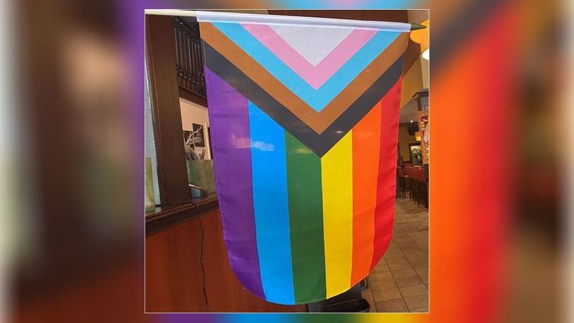 The Hamilton Pride organization wanted to fly this flag outside the city government tower, but officials wanted to create an official flag policy first, to protect against having to fly the flags of hate groups there. PROVIDED