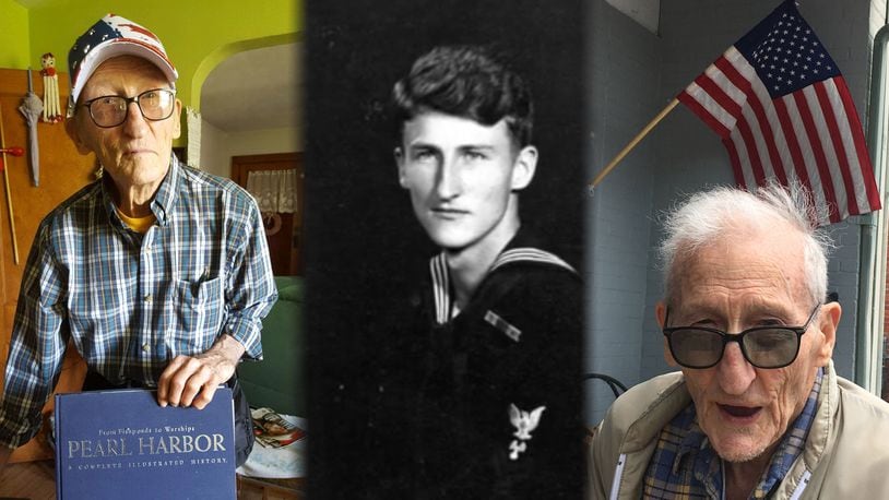 Delbert Sharrett was an 18-year-old senior at Washington Court House High School when he enlisted in the Navy in 1941, months before Pearl Harbor. SUBMITTED PHOTO