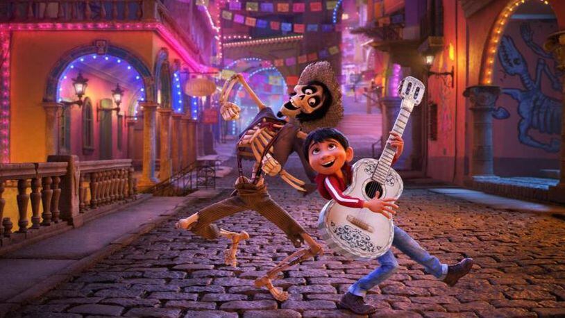 A still frame from Disney Pixar's "Coco."